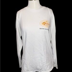 ☠️5/$20☠️YAZBEK | “CABO SAN LUCAS” LONG SLEEVE CREW NECK TEE MED